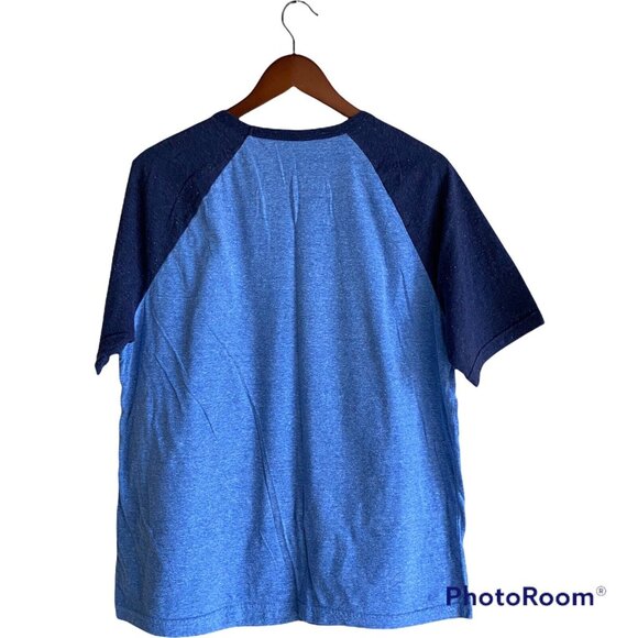 Justice League America DC Comics Men's XL Blue T-Shirt Ringer Tee - Picture 9 of 9